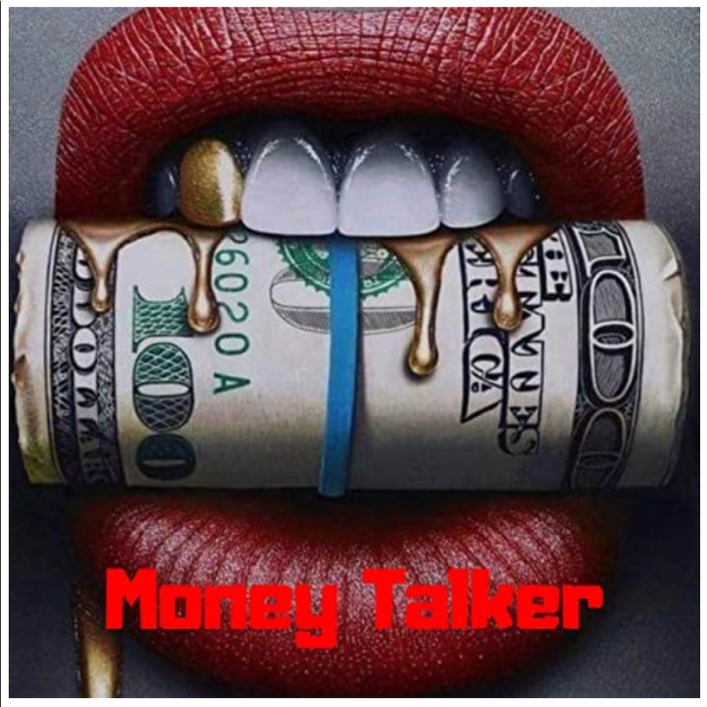 Lips Money Canvas